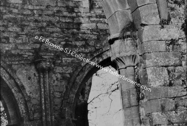 BOYLE ABBEY  CAPITAL OF EAST PILLAR OF NAVE